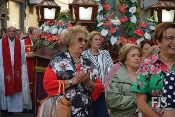 Procesión religiosa por las calles de El Ejido (Foto Francisco Javier Santana)